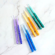 Load image into Gallery viewer, Remium Hanukkah Candles - Rainbow colored