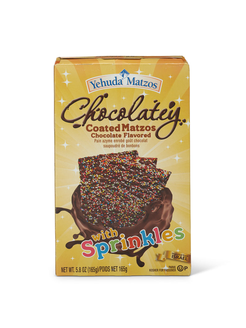 Sprinkle Chocolate Matzos from Challah Online