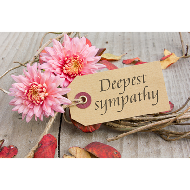 Deepest Sympathy Card | Challah Online