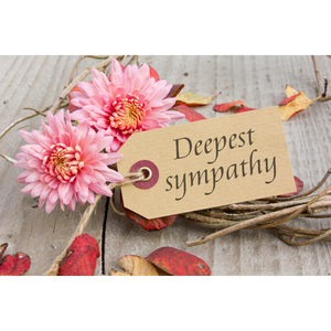 Deepest Sympathy Card | Challah Online