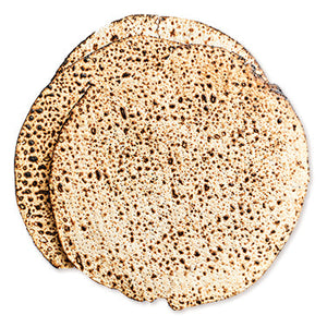 Handmade Round Shmura Matzoh - 1 LB ~ Challahonline.com