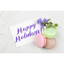 Load image into Gallery viewer, Happy Holidays! Card &amp; Ribbon
