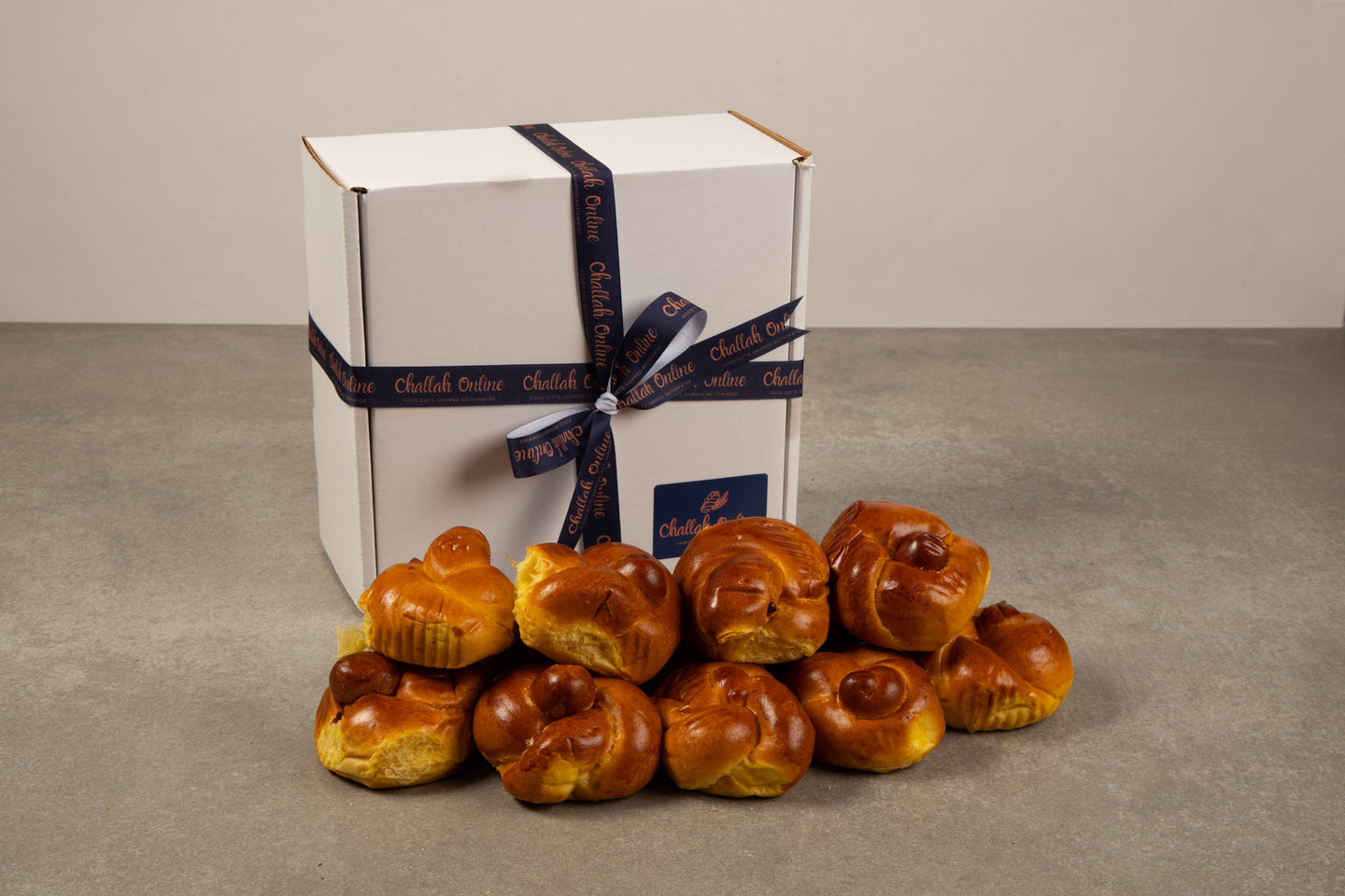A Large Gift Box full of Challah Rolls 